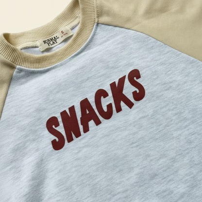 Snacks Raglan Sweatshirt