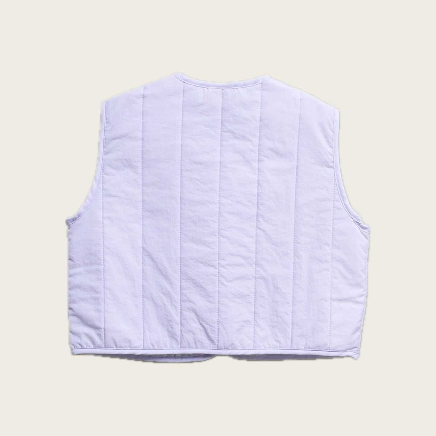 Lilac Quilted Vest