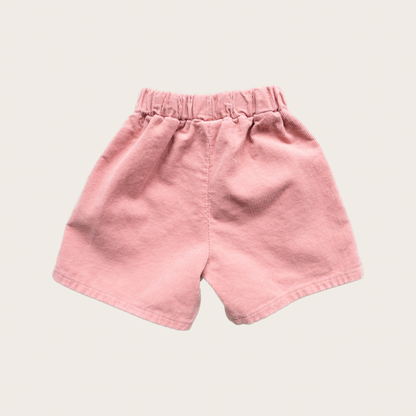 Pink Cord Shorts