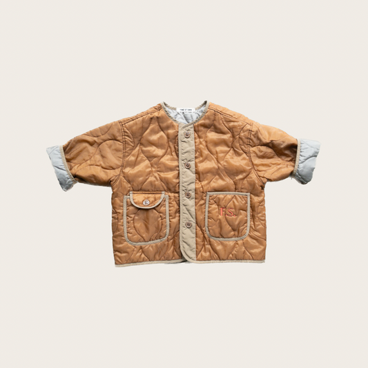 Quilted Rust Brown Jacket