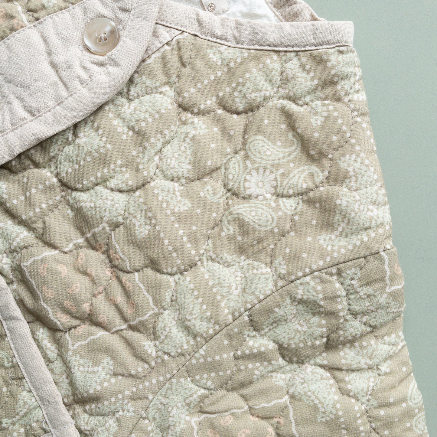 Sage Paisley Quilted Jacket