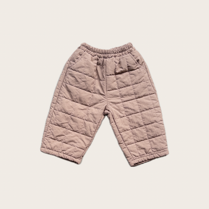 Quilted Mushroom Trousers