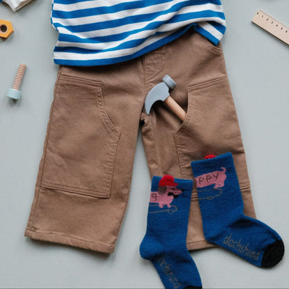 Workwear Chore Pants in Camel