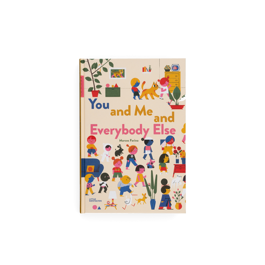 You and Me and Everybody Else children’s picture book front cover in full colour