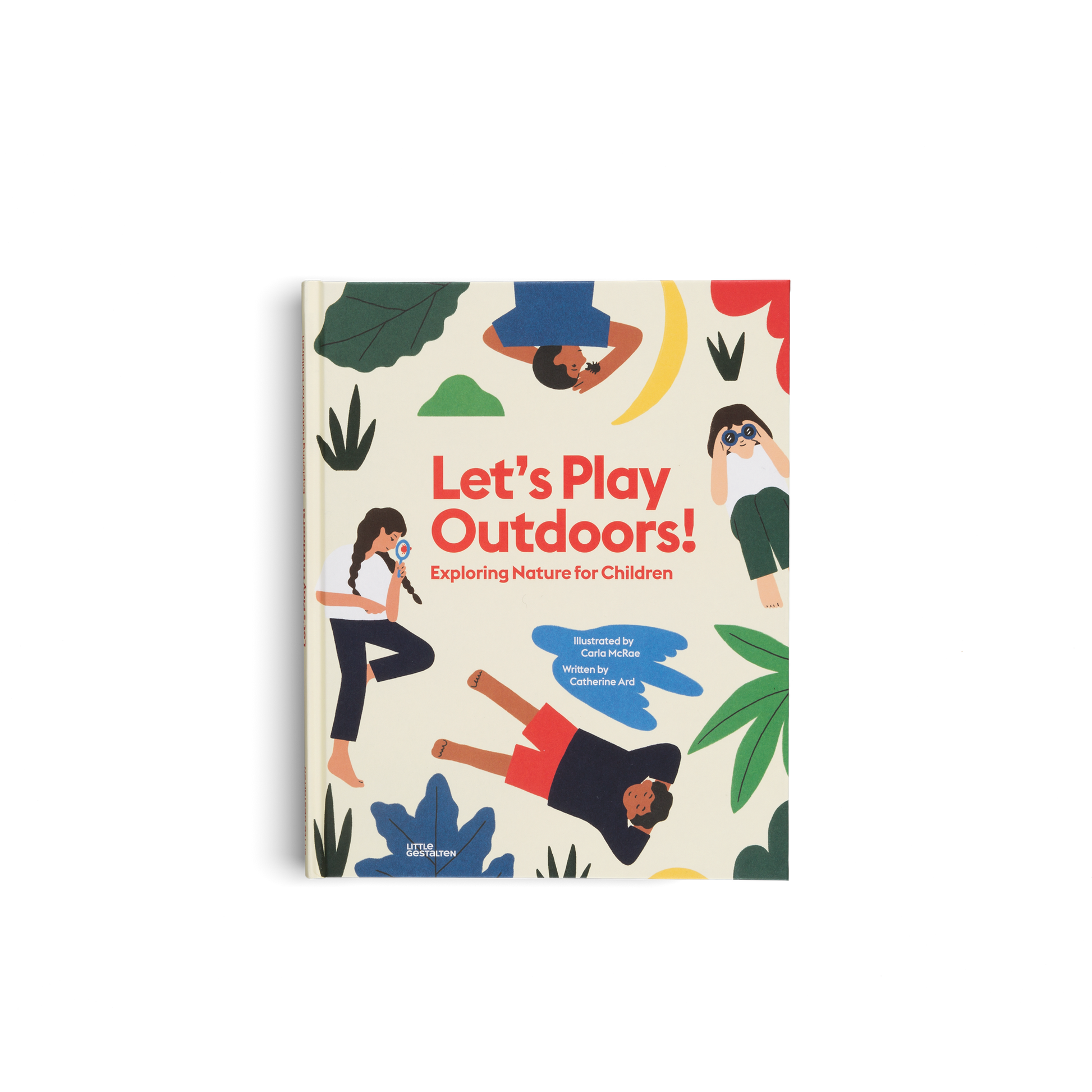 Let’s Play Outdoors children’s picture book front cover in full colour