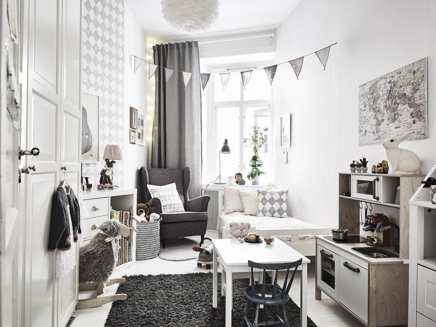 Close up of imagery in Little Big Rooms children’s book