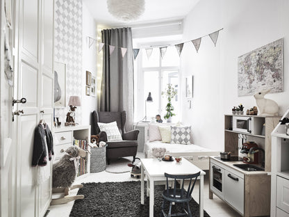 Close up of imagery in Little Big Rooms children’s book